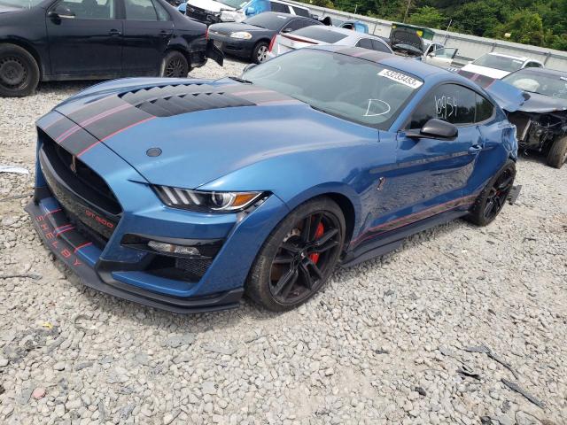 1FA6P8SJ0L5505530 - 2020 FORD MUSTANG SHELBY GT500 BLUE photo 1