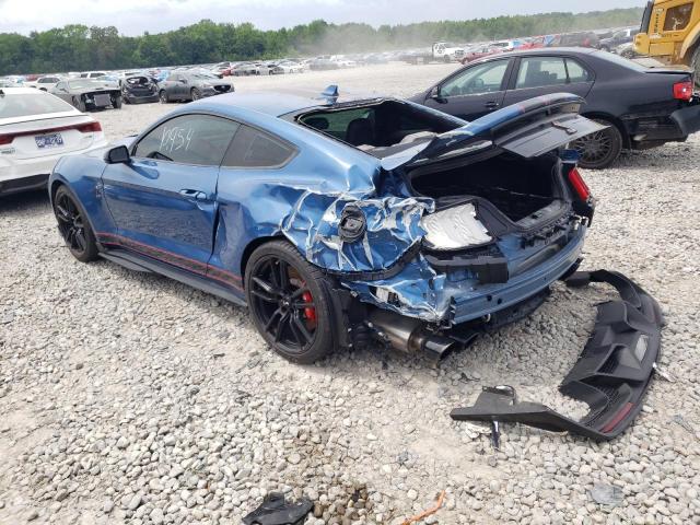 1FA6P8SJ0L5505530 - 2020 FORD MUSTANG SHELBY GT500 BLUE photo 2