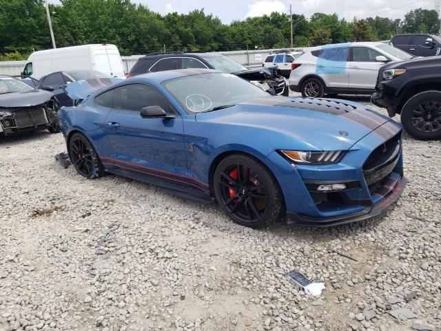 1FA6P8SJ0L5505530 - 2020 FORD MUSTANG SHELBY GT500 BLUE photo 4