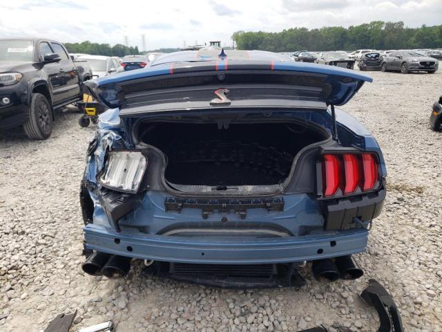 1FA6P8SJ0L5505530 - 2020 FORD MUSTANG SHELBY GT500 BLUE photo 6