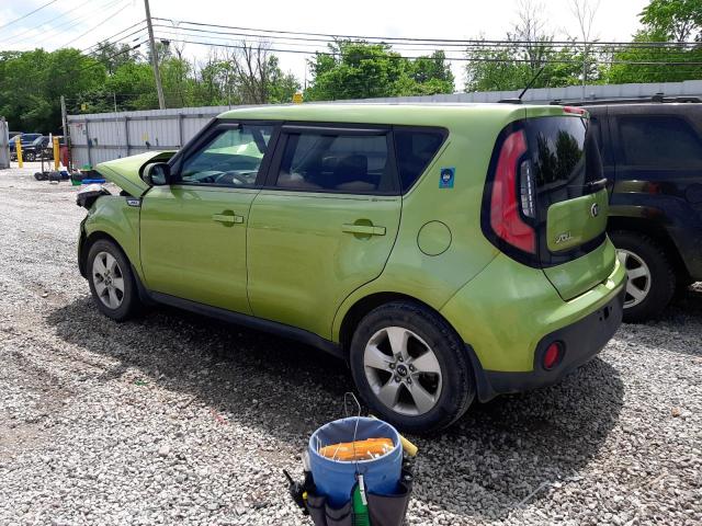 KNDJN2A23H7887923 - 2017 KIA SOUL GREEN photo 2