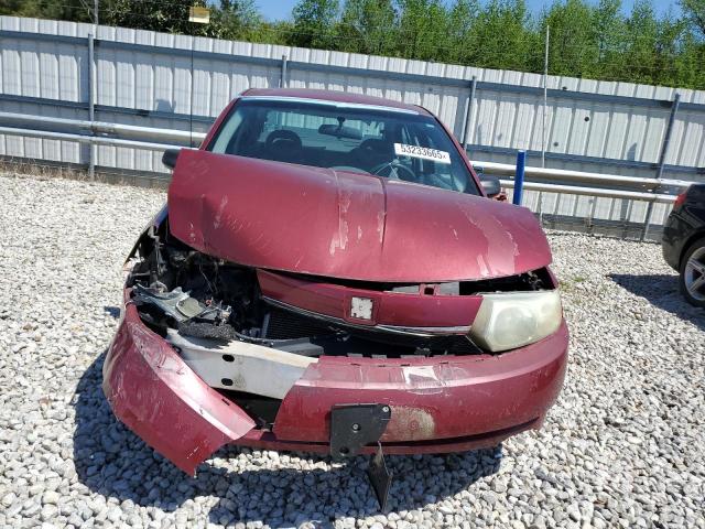 1G8AJ52F84Z140700 - 2004 SATURN ION LEVEL 2 BURGUNDY photo 5