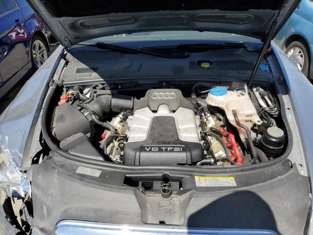 WAUKGAFB3BN053913 - 2011 AUDI A6 PRESTIGE ვერცხლისფერი ფოტო 11