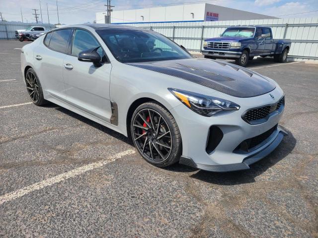 KNAE55LC8J6016792 - 2018 KIA STINGER GT2 GRAY photo 1