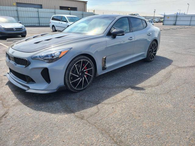 KNAE55LC8J6016792 - 2018 KIA STINGER GT2 GRAY photo 2