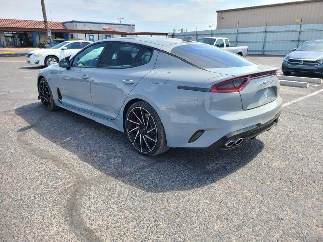 KNAE55LC8J6016792 - 2018 KIA STINGER GT2 GRAY photo 3