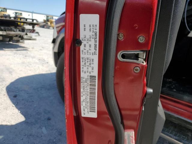 1D7RV1GT8BS562725 - 2011 DODGE RAM 1500 RED photo 12