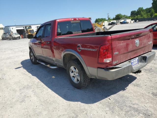 1D7RV1GT8BS562725 - 2011 DODGE RAM 1500 RED photo 2