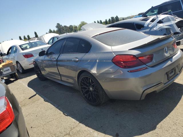 WBA6D4C53GD976982 - 2016 BMW 650 I GRAN COUPE GRAY photo 2