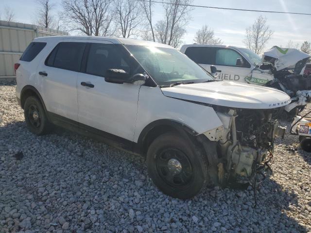 1FM5K8AT2HGB33378 - 2017 FORD EXPLORER POLICE INTERCEPTOR 白色 照片 4