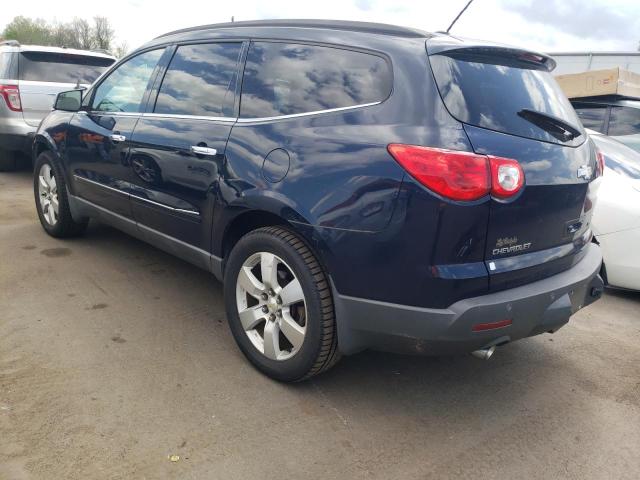 1GNLVHED5AS100102 - 2010 CHEVROLET TRAVERSE LTZ BLUE photo 2