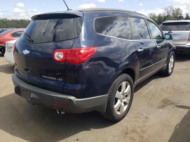 1GNLVHED5AS100102 - 2010 CHEVROLET TRAVERSE LTZ BLUE photo 3