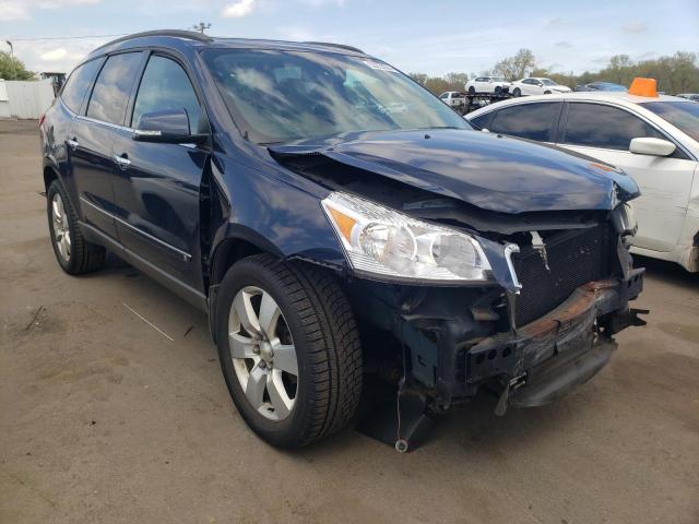 1GNLVHED5AS100102 - 2010 CHEVROLET TRAVERSE LTZ BLUE photo 4