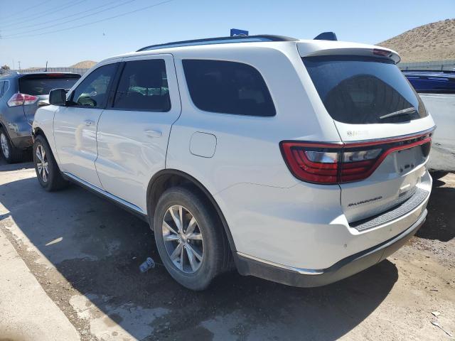 1C4RDHDG5GC346393 - 2016 DODGE DURANGO LIMITED WHITE photo 2