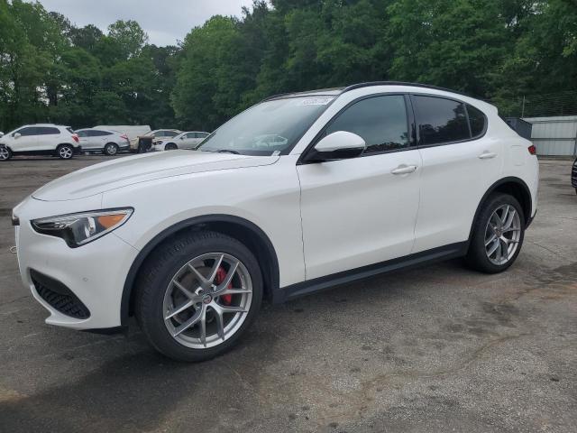 ZASFAKNN0J7C18818 - 2018 ALFA ROMEO STELVIO TI SPORT WHITE photo 1