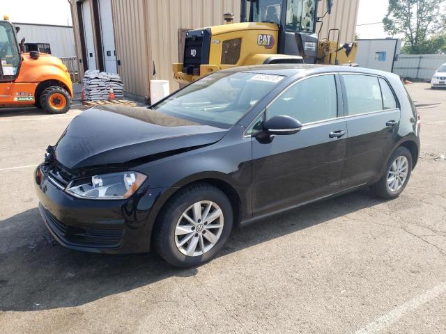 3VW117AU2GM022243 - 2016 VOLKSWAGEN GOLF S BLACK photo 1