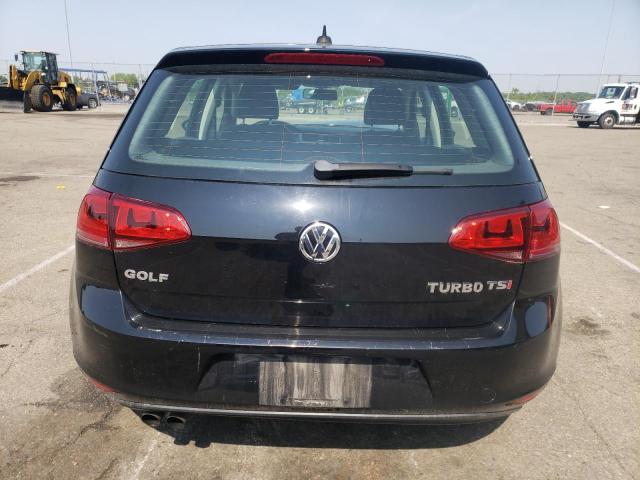 3VW117AU2GM022243 - 2016 VOLKSWAGEN GOLF S BLACK photo 6