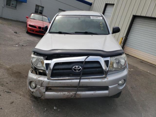 5TEJU62N27Z418266 - 2007 TOYOTA TACOMA DOUBLE CAB PRERUNNER SILVER photo 5