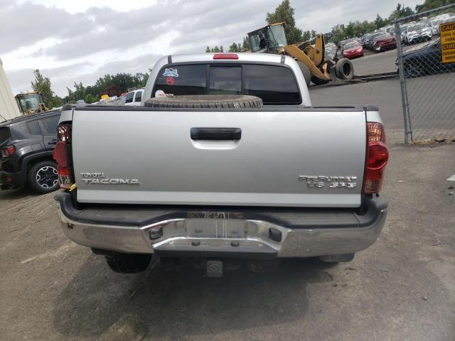 5TEJU62N27Z418266 - 2007 TOYOTA TACOMA DOUBLE CAB PRERUNNER SILVER photo 6