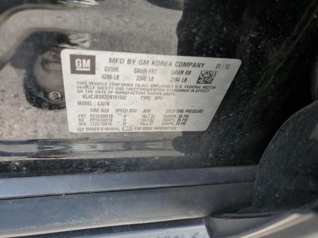 KL4CJBSB2DB101582 - 2013 BUICK ENCORE CONVENIENCE 黑色 照片 13