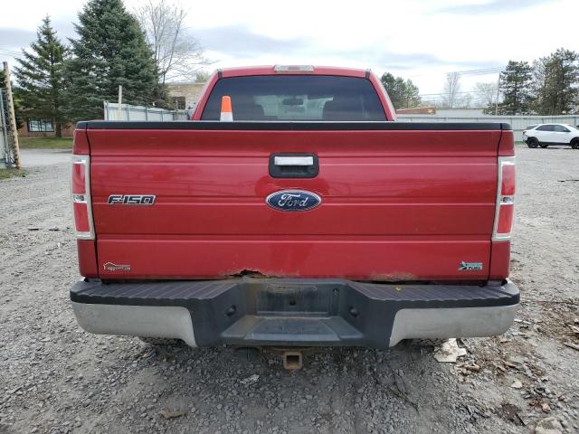 1FTFX1EV4AFA54707 - 2010 FORD F150 SUPER CAB RED photo 6