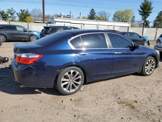 1HGCR2F59DA250193 - 2013 HONDA ACCORD SPORT 蓝色 照片 3