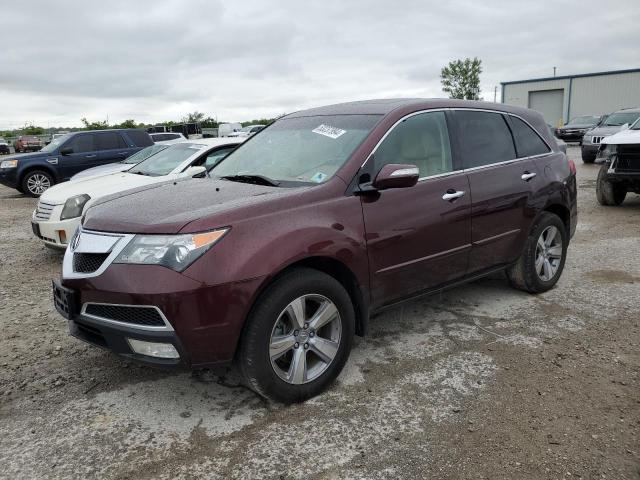 2HNYD2H36DH516232 - 2013 ACURA MDX TECHNOLOGY BURGUNDY photo 1