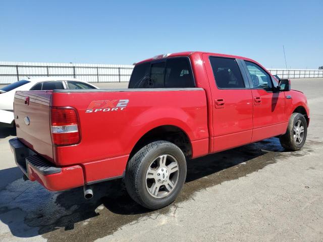 1FTPW12587KD43844 - 2007 FORD F150 SUPERCREW RED photo 3