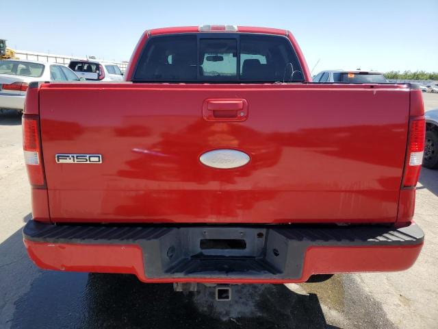 1FTPW12587KD43844 - 2007 FORD F150 SUPERCREW RED photo 6