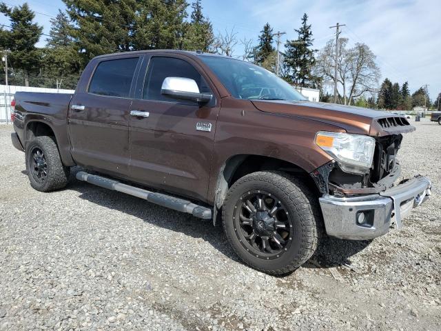 5TFAY5F17EX334535 - 2014 TOYOTA TUNDRA CREWMAX PLATINUM 棕色 照片 4