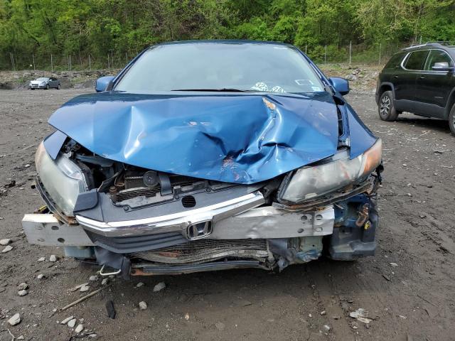 19XFB2F92CE328683 - 2012 HONDA CIVIC EXL ლურჯი ფოტო 5