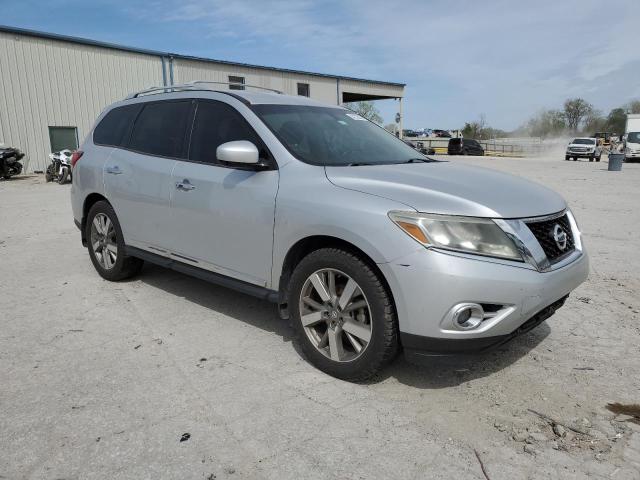 5N1AR2MM8EC610989 - 2014 NISSAN PATHFINDER S SILVER photo 4