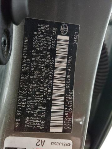 4T1BK3DBXBU377524 - 2011 TOYOTA AVALON BASE Yaşıl foto 13