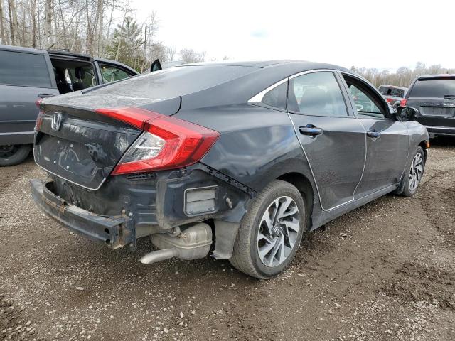 2HGFC2F70KH042167 - 2019 HONDA CIVIC EX Սև լուսանկար 3