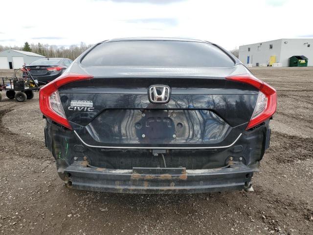 2HGFC2F70KH042167 - 2019 HONDA CIVIC EX Սև լուսանկար 6