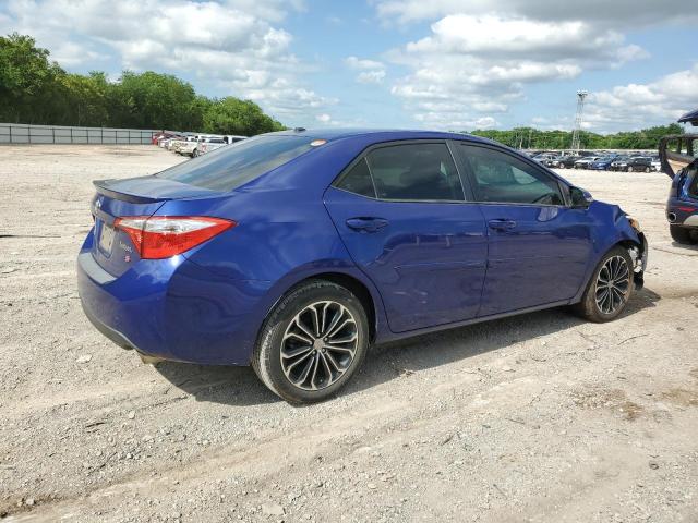 5YFBURHE4GP382230 - 2016 TOYOTA COROLLA L BLUE photo 3