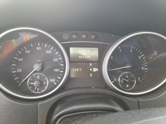 4JGBB8GB8AA601821 - 2010 MERCEDES-BENZ ML 350 4MATIC GRAY photo 9