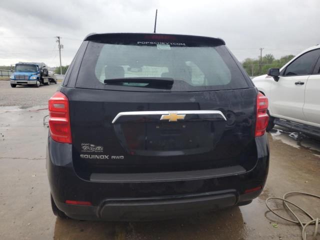2GNFLEEK3H6108227 - 2017 CHEVROLET EQUINOX LS BLACK photo 6