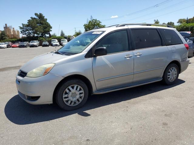 5TDZA23C44S092562 - 2004 TOYOTA SIENNA CE SILVER photo 1