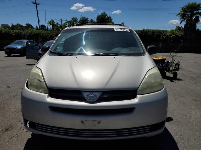 5TDZA23C44S092562 - 2004 TOYOTA SIENNA CE SILVER photo 5