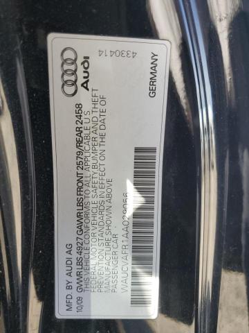 WAUCVAFR1AA029056 - 2010 AUDI S5 PREMIUM PLUS 黑色 照片 12