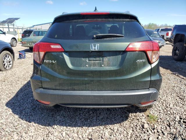 3CZRU6H72GM731322 - 2016 HONDA HR-V EXL GREEN photo 6