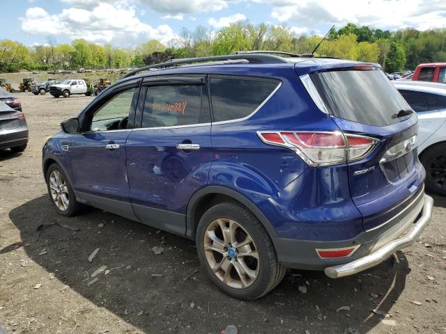 1FMCU9H91DUB05407 - 2013 FORD ESCAPE SEL BLUE photo 2