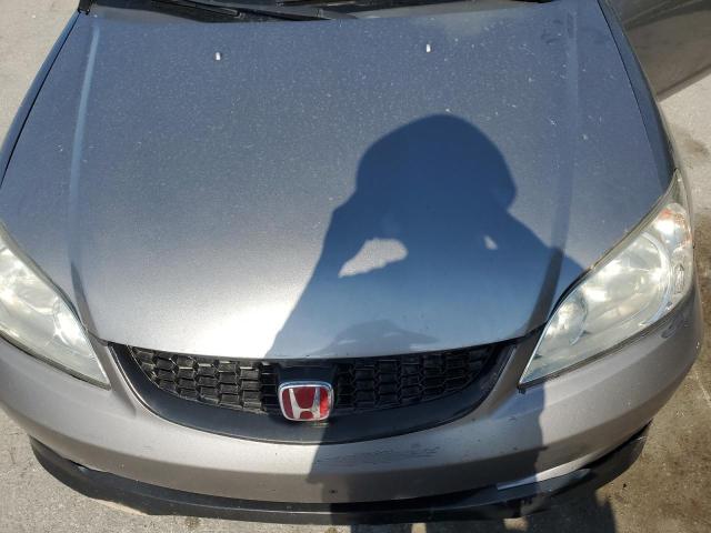 1HGEM22934L005989 - 2004 HONDA CIVIC EX GRAY photo 11