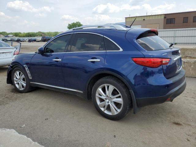 JN8CS1MW1DM171502 - 2013 INFINITI FX37 BLUE photo 2