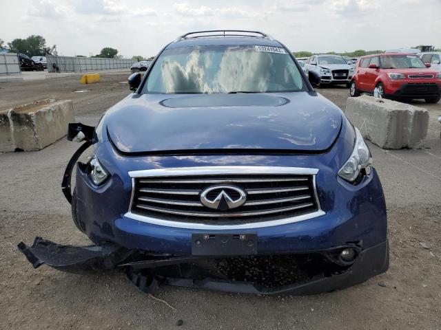 JN8CS1MW1DM171502 - 2013 INFINITI FX37 BLUE photo 5