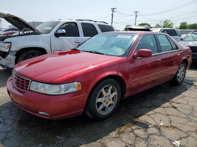 1G6KY54921U234421 - 2001 CADILLAC SEVILLE STS RED photo 1