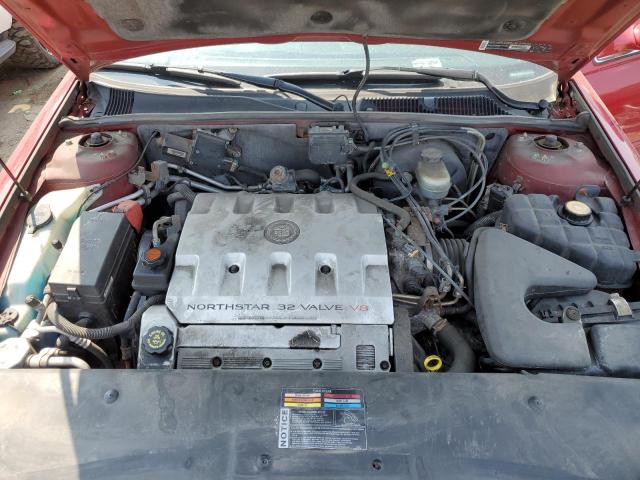 1G6KY54921U234421 - 2001 CADILLAC SEVILLE STS RED photo 11