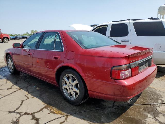 1G6KY54921U234421 - 2001 CADILLAC SEVILLE STS RED photo 2