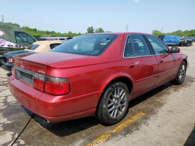 1G6KY54921U234421 - 2001 CADILLAC SEVILLE STS RED photo 3